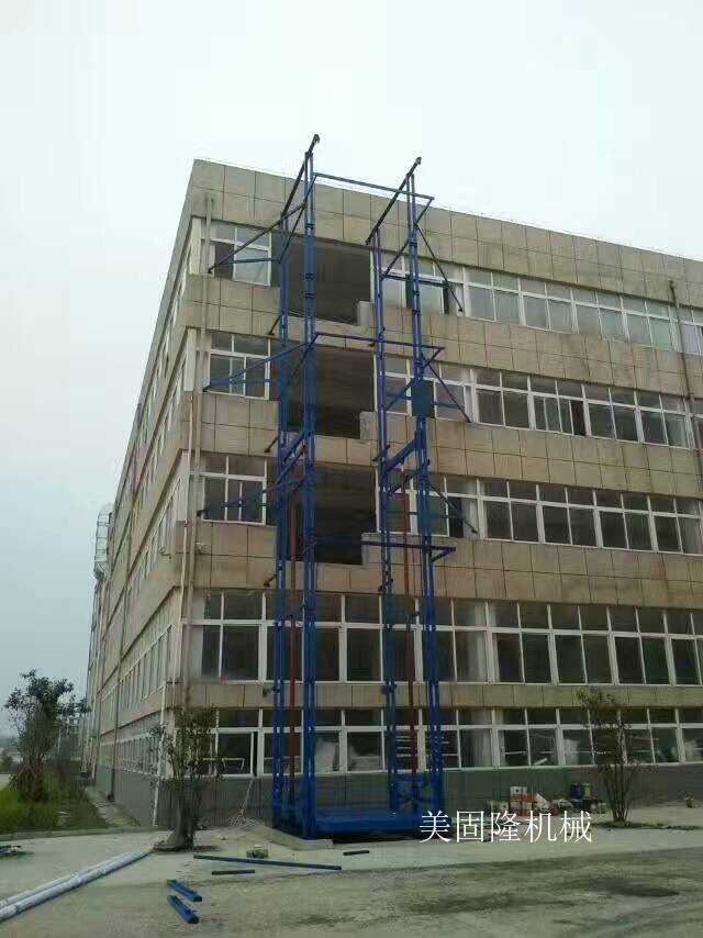 昌江室外双臂导轨式升降机厂家